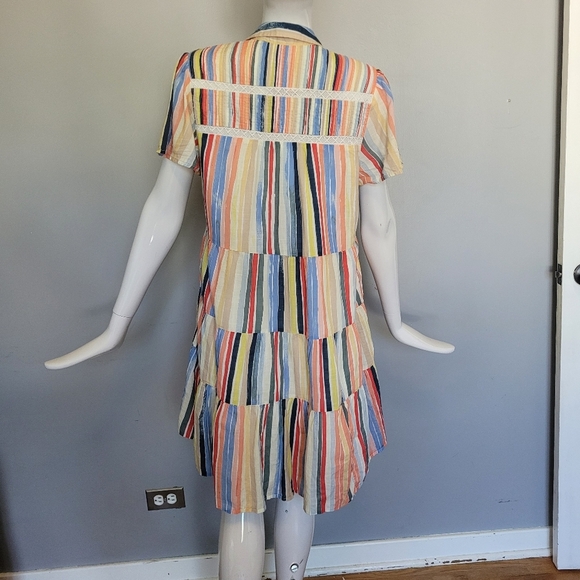 By Anthropologie Georgina Tiered Shirtdress, VGUC, Size S - Picture 4 of 7